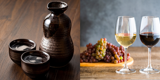 料理に合わせて選べる、 豊富なお酒のラインナップ​​​​​​​