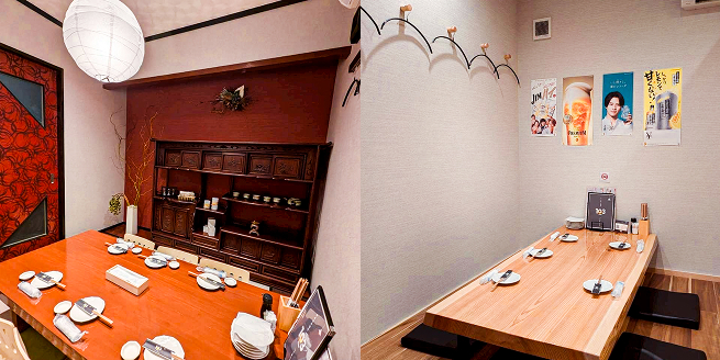 家のように、 腰を落ち着けられる席。